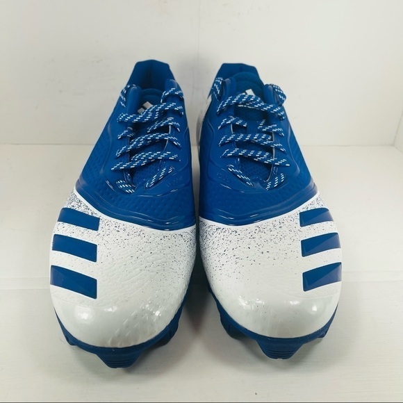 Adidas Icon V Bounce Baseball Cleats Cloud White Men Size 16 - Picture 2 of 8
